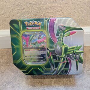Pokemon Trading Card Game Paradox Clash Tin Iron Leaves Ex Tin 5 Boosters Promo